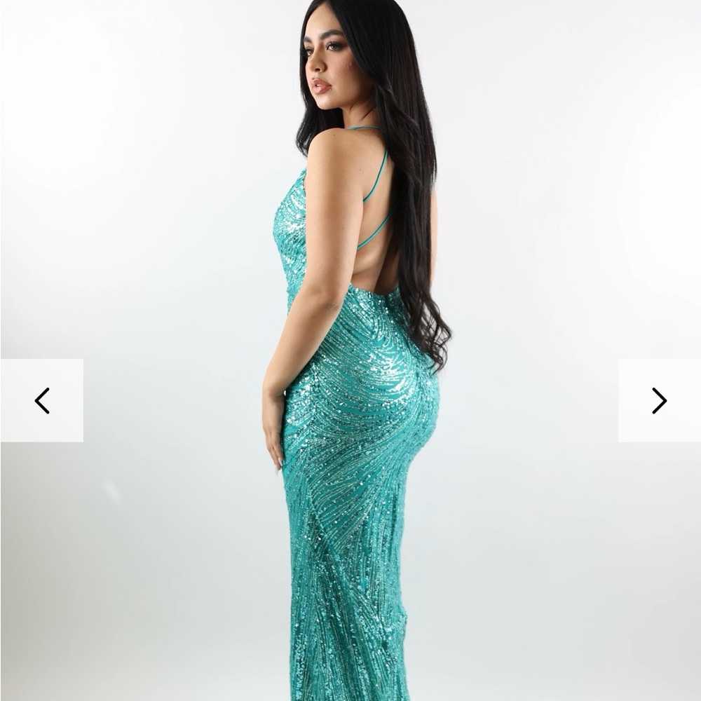 Ariella Blue Gala Dress